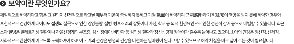 보약